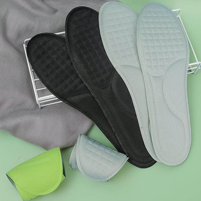 Product Introduction of 1 Pair Memory Foam Insoles Men Women Nano Deodorization Insole Sweat Absorption Sports Running Insoles 24