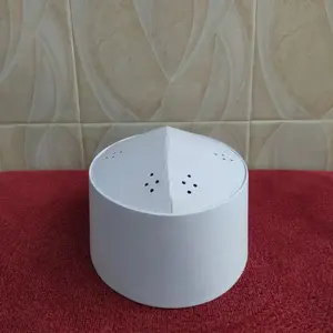 Peci Dewasa Warna Putih Model Batok Haji Polos Keras Bahan Mika Fiber