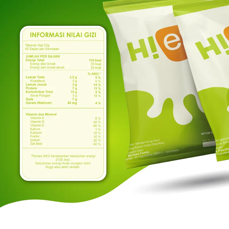 Susu Kambing Etawa Bubuk Alami 1kg Rasa Original Hieta 1
