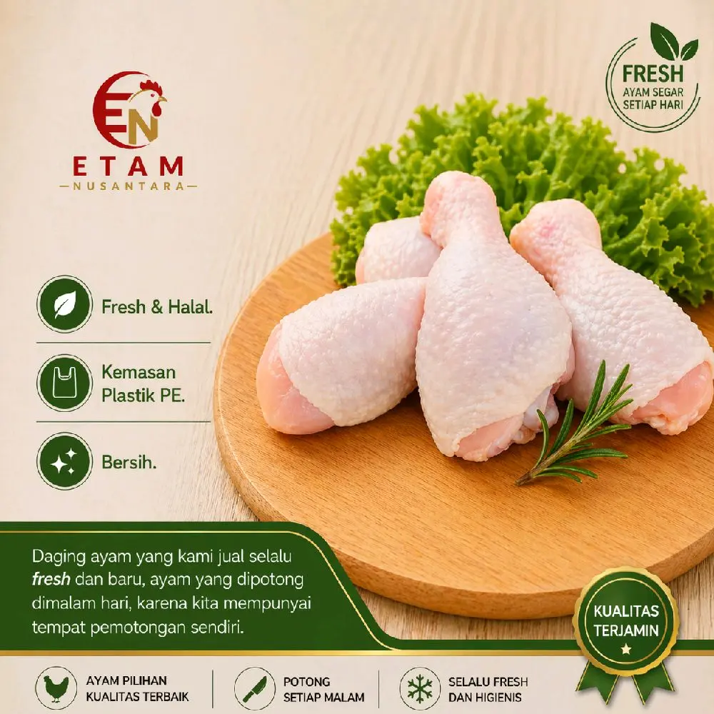 (PA) Daging Ayam Paha Atas Pentung Drumstick 1 Kg