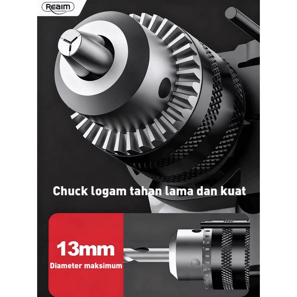 REAIM Mesin Bor dan Gerinda Listrik 2 IN 1 Paket 13MM Untuk Perbaikan Rumah Tangga Konstruksi Bangunan dan Perbengkelan Kuat Tahan Lama Multifungsi Harga Terjangkau Garansi 5 Tahun REAIM Mesin Bor dan Gerinda Listrik 2 IN 1 Paket 13MM Untuk Perbaikan Rumah Tangga Konstruksi Bangunan dan Perbengkelan Kuat Tahan Lama Multifungsi Harga Terjangkau Garansi 5 Tahun