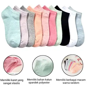 PROMO 6 PASANG KAOS KAKI PENDEK MATAKAKI PRIA WANITA DEWASA