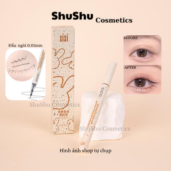 Bút Kẻ Mắt XIXI Bút Kẻ Eyeline Mảnh Dạng Lỏng Chống Nước Chống Mồ Hôi Lâu Phai SHUSHU COSMETICS