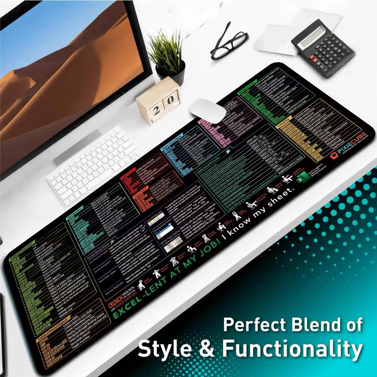 Mouse pad for Work Excel Keyboard shortcuts mouse  pads