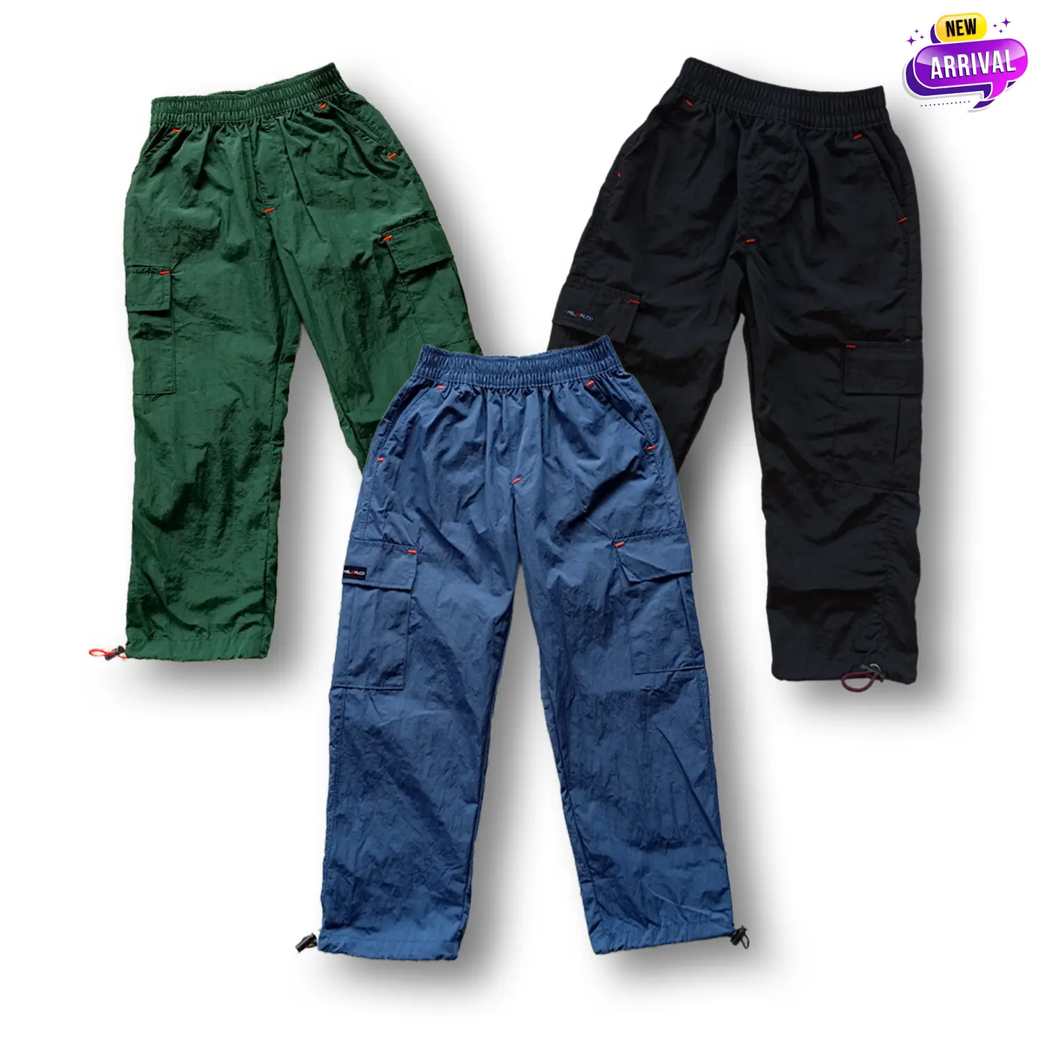 Celana Panjang Cargo Anak Laki-laki Bahan Perasut Usia 3-14 Tahun - Celana Olahraga Panjang Murah Terbaru - Parachute Pants - Fashion Anak