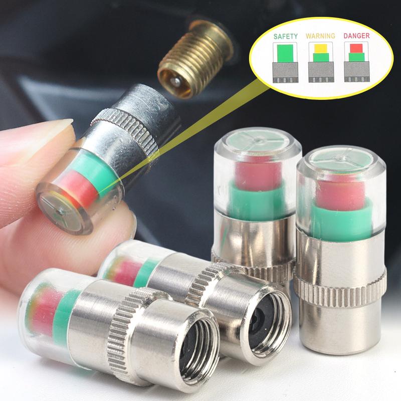 Product Introduction of Báo Động Màn Hình Áp Suất Lốp Xe Ô Tô, Bộ 4 Chiếc, Máy Đo Áp Suất Lốp, Chỉ Báo, Vỏ Kiểm Tra Bên Ngoài, Cảm Biến, Dụng Cụ Bên Ngoài Lốp 12