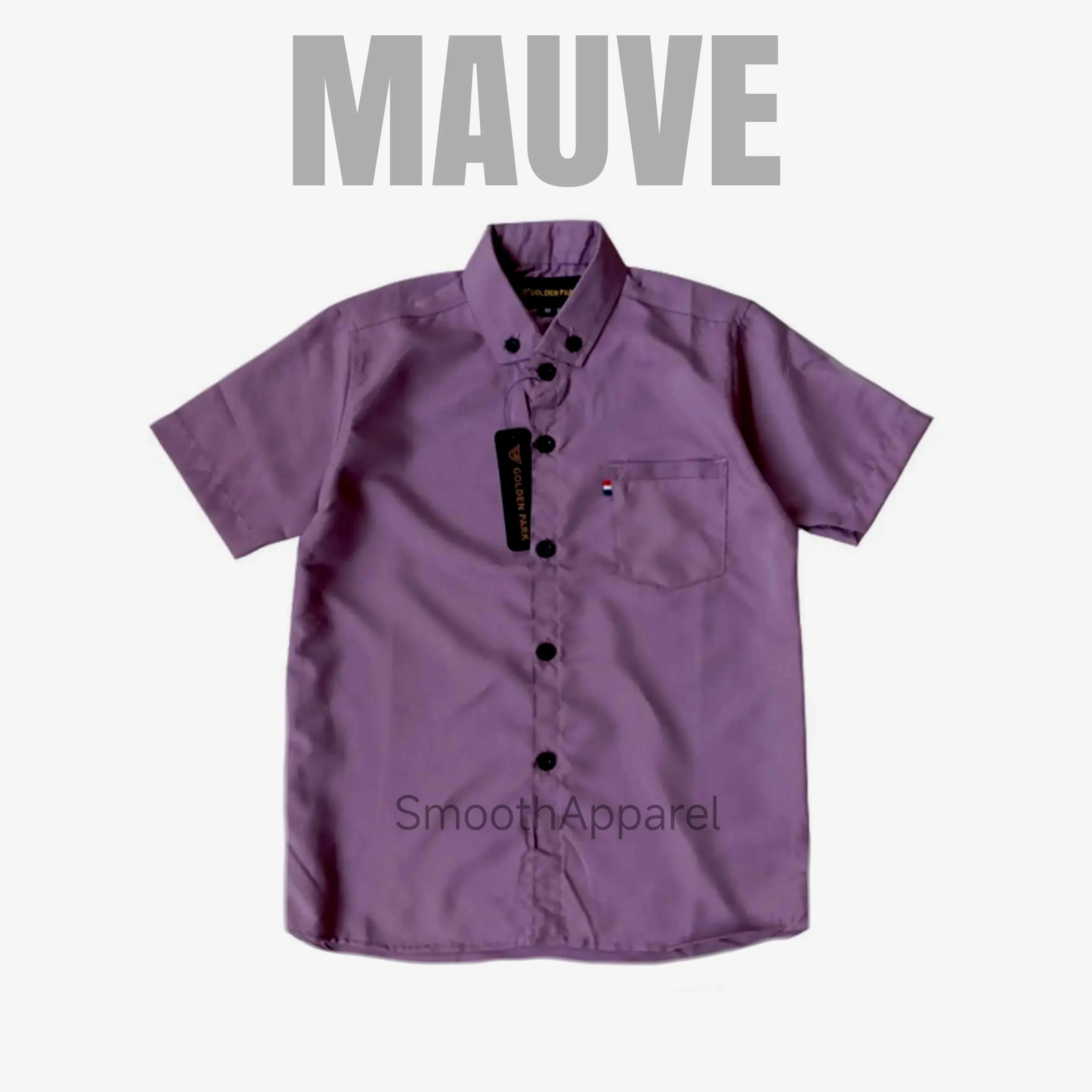 Warna Mauve Kemeja Anak Laki Laki Baju Cowok Couple Keluarga Usia 1 - 13 Tahun