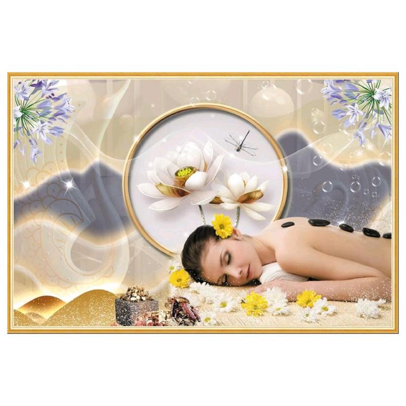  Tranh dán spa dưỡng sinh đông y Treo Tường Phòng Khách 