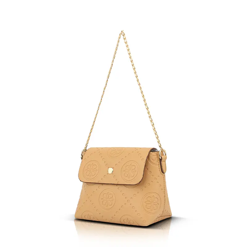 Tas Wanita Les Catino Sesa Ch Shoulder Emb - Oak Buff 2