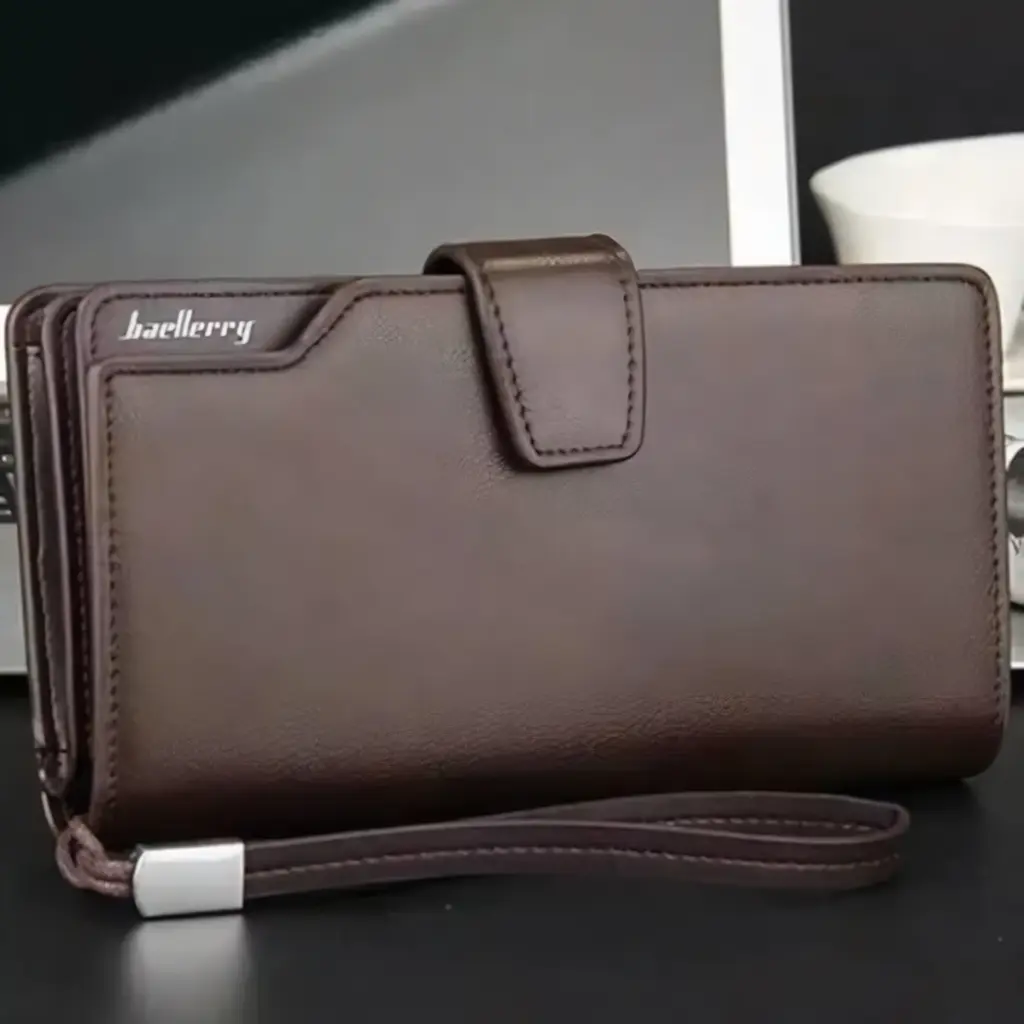 Cilla - Dompet Panjang Baellery Pria Dan Wanita Dompet Kulit Sintetis Slot Kartu Muat Hp