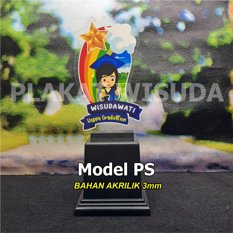 Product Introduction of MODEL PS AKRILIK 3mm Plakat Wisuda Piala Wisuda Anak TK/PAUD 5