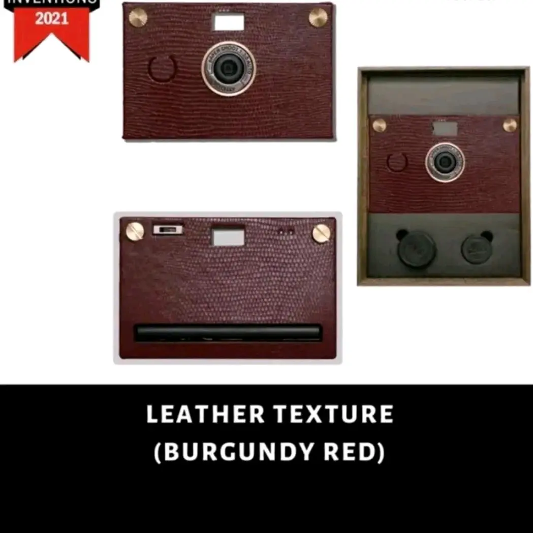 kamera leather texture series 5 varian warna Camera