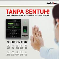 Gambar Mesin absen/absensi/fingerprint Solution X802 dari Solution Fingerprint Indonesia Kota Administrasi Jakarta Utara 1 Tokopedia