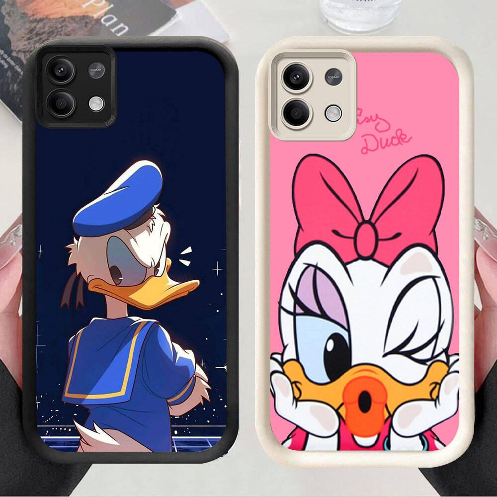 KD-13 Donald Duck Luxury Casing untuk Redmi A1 A2 13C 15 K60 Note 13 Ultra Pro Plus