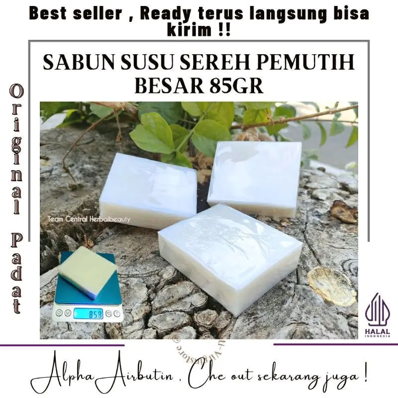 Sabun Susu Pemutih/Sabun Arbutin/Sabun Sereh paling murah.