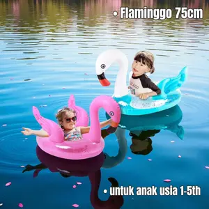 Pelampung Ban Rnang anak-anak flaminggo gliter sayap
