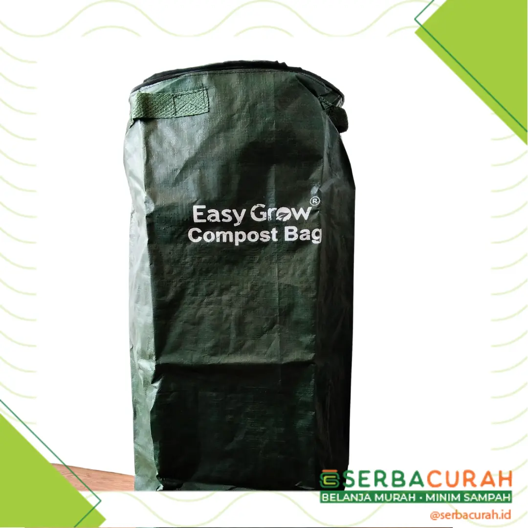 Easy Grow Compost Bag 200 L | Komposter HDPE | Hijau