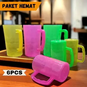 PAKET HEMAT GELAS SODA BESAR Minuman Plastik