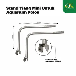 MINI stand tiang lampu aquascape aquarium untuk tank di bawah 30cm