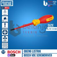 Gambar Obeng Listrik Insulasi 1000 Volt Bosch Obeng VDE SL PZ 1 X 100 MM Professional Insulated Slotted Screw dari Belanja Teknik Kota Bogor 1 Tokopedia