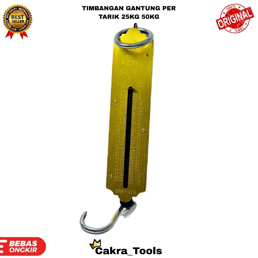 TIMBANGAN GANTUNG PER / TIMBANGAN TARIK MANUAL 25, 50KG