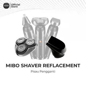 Mibo Shaver One 3in1 Alat Cukur Rambut Elektrik Shaver Pencukur Jenggot Protable 3D REFILL REPLACEMENT Pisau Pengganti
