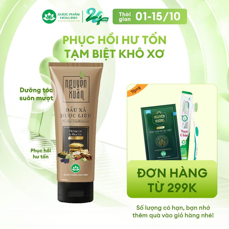 Dầu xả dược liệu Nguyên Xuân 160g