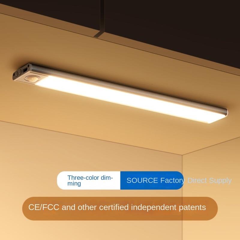 Ultra-thin intelligent led human body induction lamp rechargeable ...