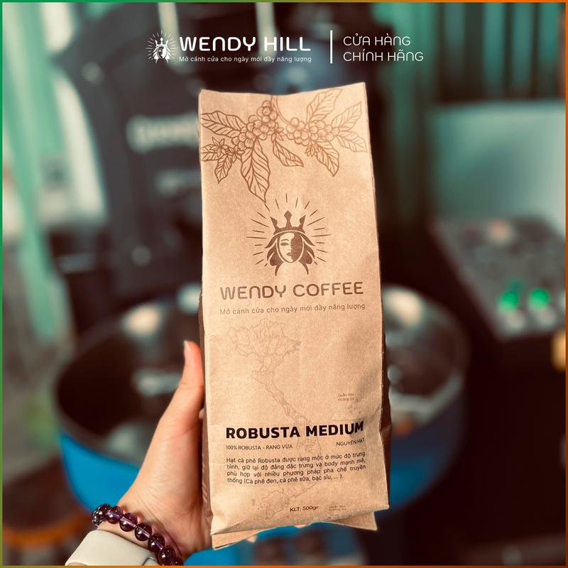 [LST] 500gr Cafe VỪA VẶN - ROBUSTA MEDIUM (Đắng Vừa) 100% ROBUSTA Rang Vừa, Cà Phê Mộc, Rang Xay Nguyên Chất Coffee | Wendyhill 3