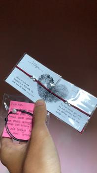 Product Review of Nona Moon | Gelang Couple Infinity (Black-Red) Bracelets | Couple, Love, Soulmate from u**8 0
