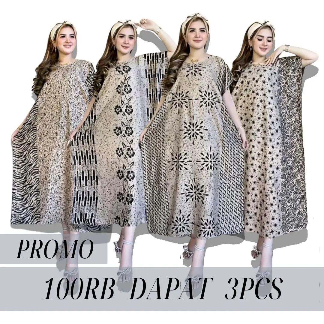 PAKET HEMAT 100RB DAPAT 3PCS DASTER LOWO JUMBO CAPPUCINO SERIES XXXL LD 130 CM  Pb 120 cm Bahan RAYON Bumil Busui Motif Bunga Nyaman