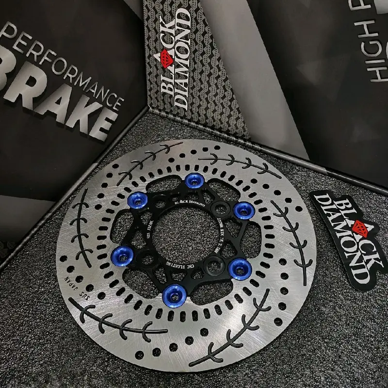 Disc Brake Piringan Cakram Depan Black Diamond Honda Stylo 160 / Vario 160 / Beat / Scoppy / Vario Ukuran 220mm 2