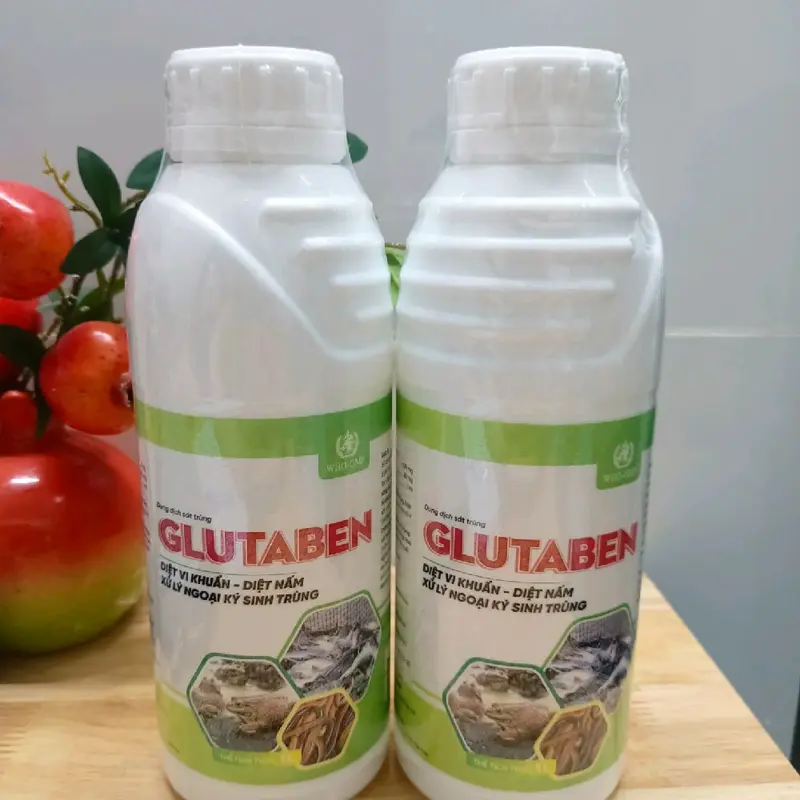 GLUTABEN_Diệt khuẩn, nấm, xử lý ngoại ký sinh trùng _chai 1 lít 0