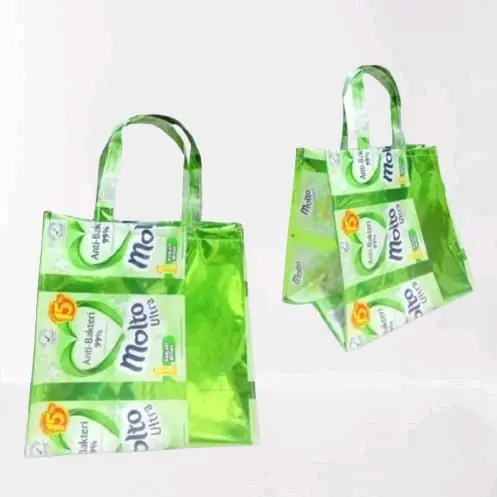 Tas Nasi kotak Tas hajatan tas plastik daur ulang motif random 0