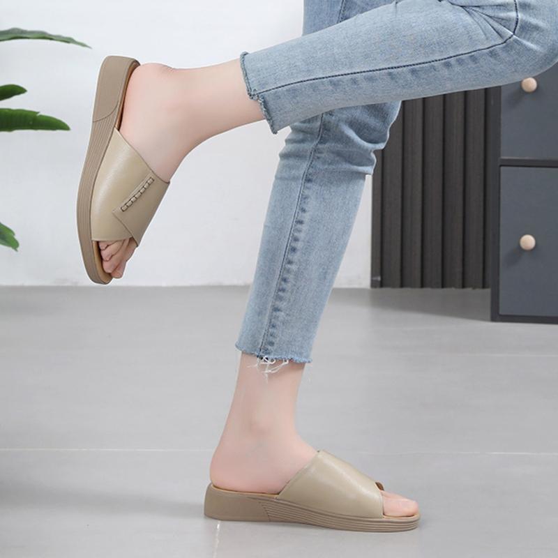 Sandal Wedges Wanita 2024 sendal cewek Hak Tinggi 8