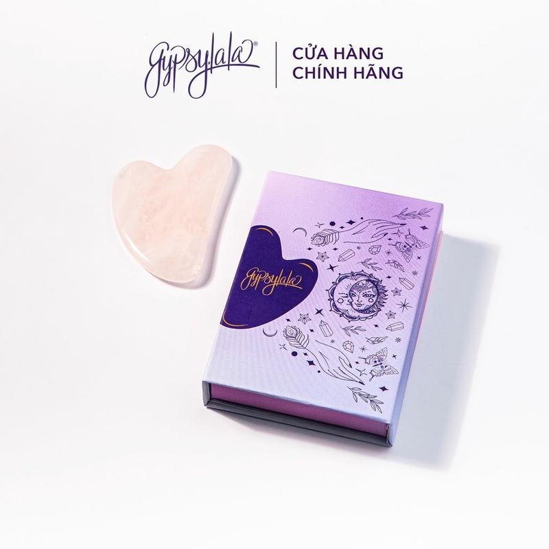    Best Seller  _Dụng Cụ Massage Guasha Thạch Anh Hồng SP003958 Gypsy.lal 