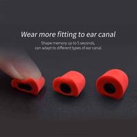 Gambar KZ Memory Foam Eartips Eartip 3 Size SML Noise Isolating Acoustics ORI - Hitam dari Tech Cube Store Kota Administrasi Jakarta Barat 4 Tokopedia