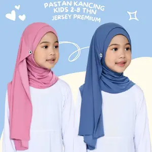 Pashtan Kids Kancing Pashmina Anak 2-8 Tahun Jersey premium Jilbab Anak Kerudung Muslim