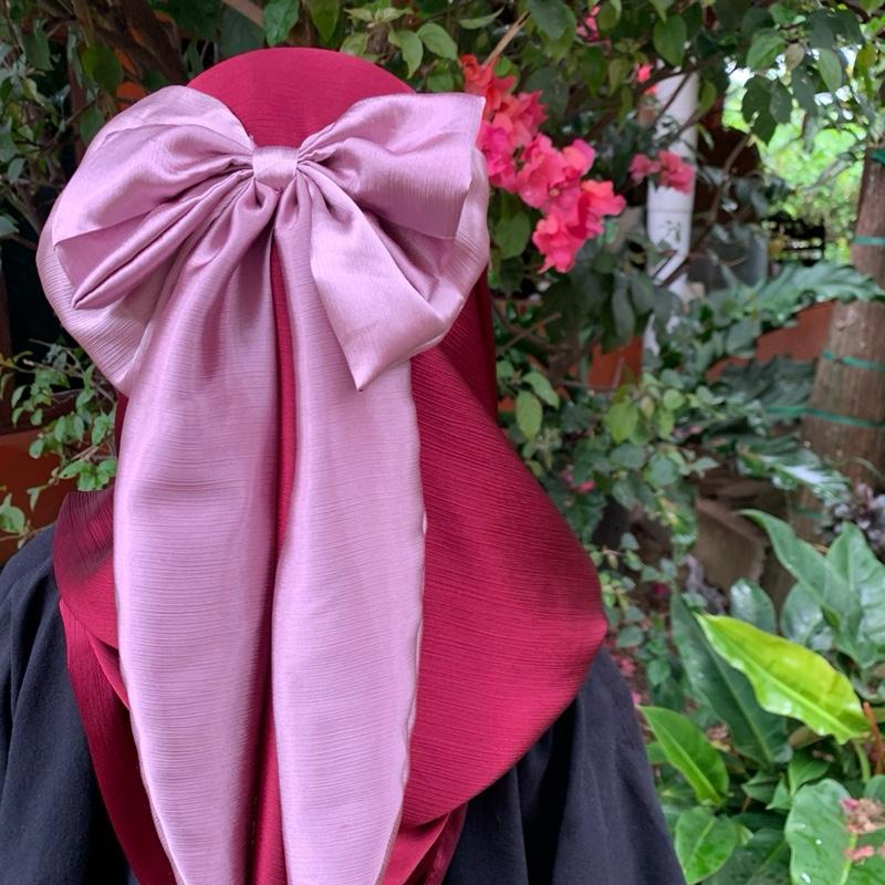Pita Kerudung Bahan Silk Premium/aksesoris kerudung/Pita kerudung grosiran 4