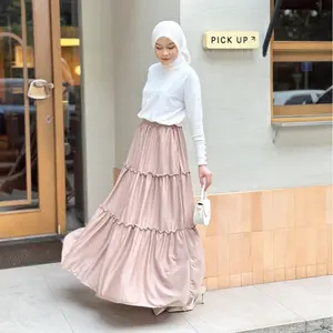 ROK SUSUN MAYUNG PREMIUM / BASIC SKIRT / SUSUN SKIRT ROK MUSLIMAH PANJANG MURAH KERJA NGANTOR KULIAH CASUAL OOTD