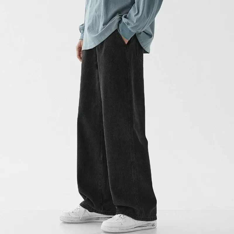 Maong Pants For Men Straight Leg Denim Jeans Korean Style Fashion