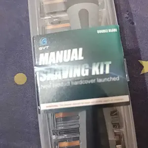 RTL Pisau Cukur Manual Set 6pcs Pisau dua lapis pisau Alat cukur janggut Tajam