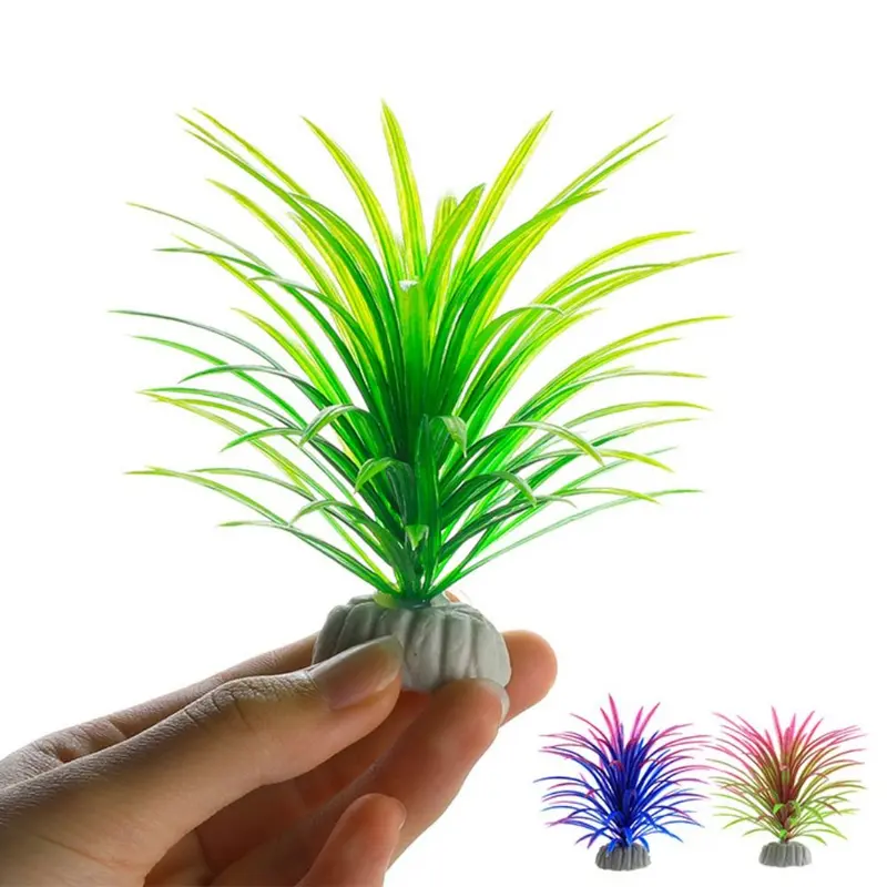 Đồ Trang Trí Bể Cá Cá, Cỏ Nước Mô Phỏng Trang Trí, Cây Trang Trí Nhân Tạo Bằng Nhựa Như Thật, Cây Nước Dưới Nước, Cây Nước Giả, Thích Hợp Để Trang Trí Bể Cá 5