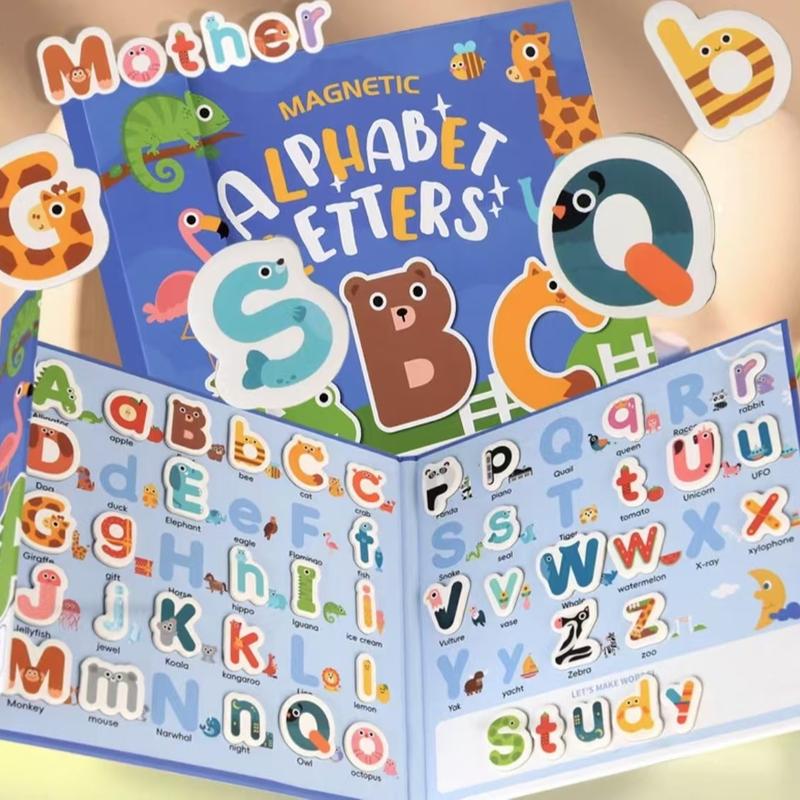 Magnetic Educational Alphabet Game for Learning to Read ABC Word Number ...