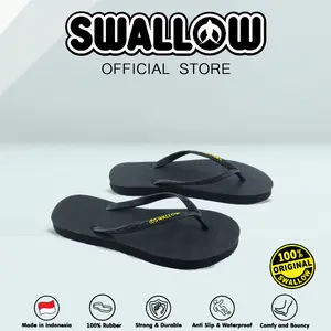 Swallow Sandal Jepit F01 - Sendal Karet Dewasa Wanita Pria Anti Selip
