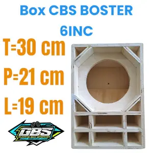 Box Cbs Booster 6 inc bahan triplek 9mm halus 2 sisi