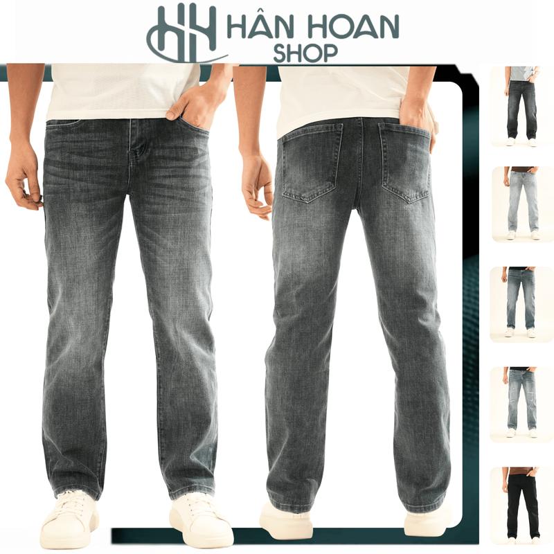 [ Xám Trung- Nhiều Màu ] Có Nhiều Màu Quần Jean Cao Cấp Ống Suông Vừa ,Có Co Giãn, Ống Suông Dáng Đứng Chuẩn Fom,Phù Hợp Mọi Lứa Tuổi