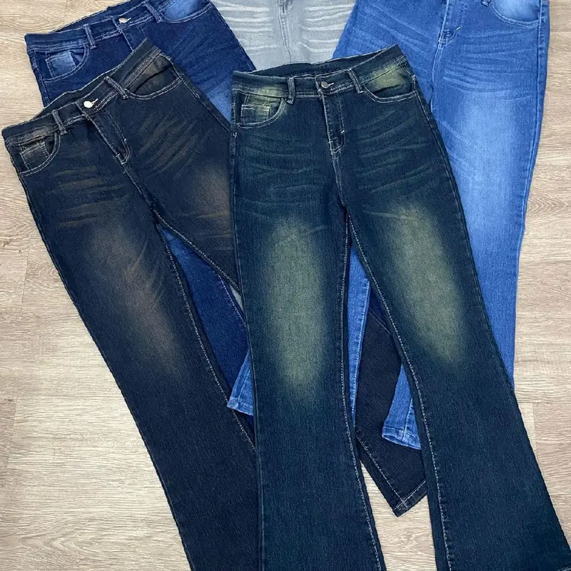 Highwaist Cutbray Jeans Retro 114 - Celana Jeans Cutbray Premium 3
