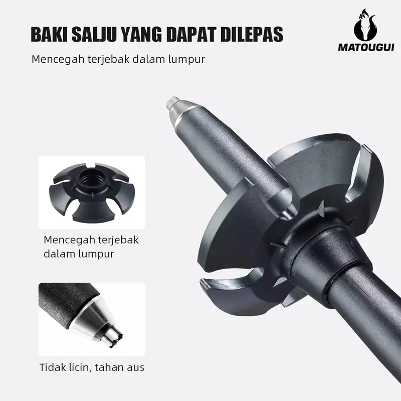 【LOWA】Tongkat Pendakian Gunung TP8101/Tiang Pelacak/Camping Outdoor Kualitas Import 6