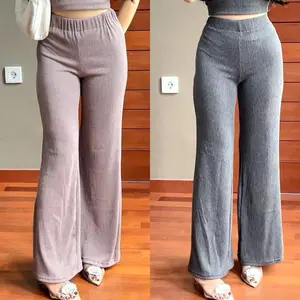 loose pants rajut highwast bigsize muat bb 70-130kg / kulot jumbo terlaris